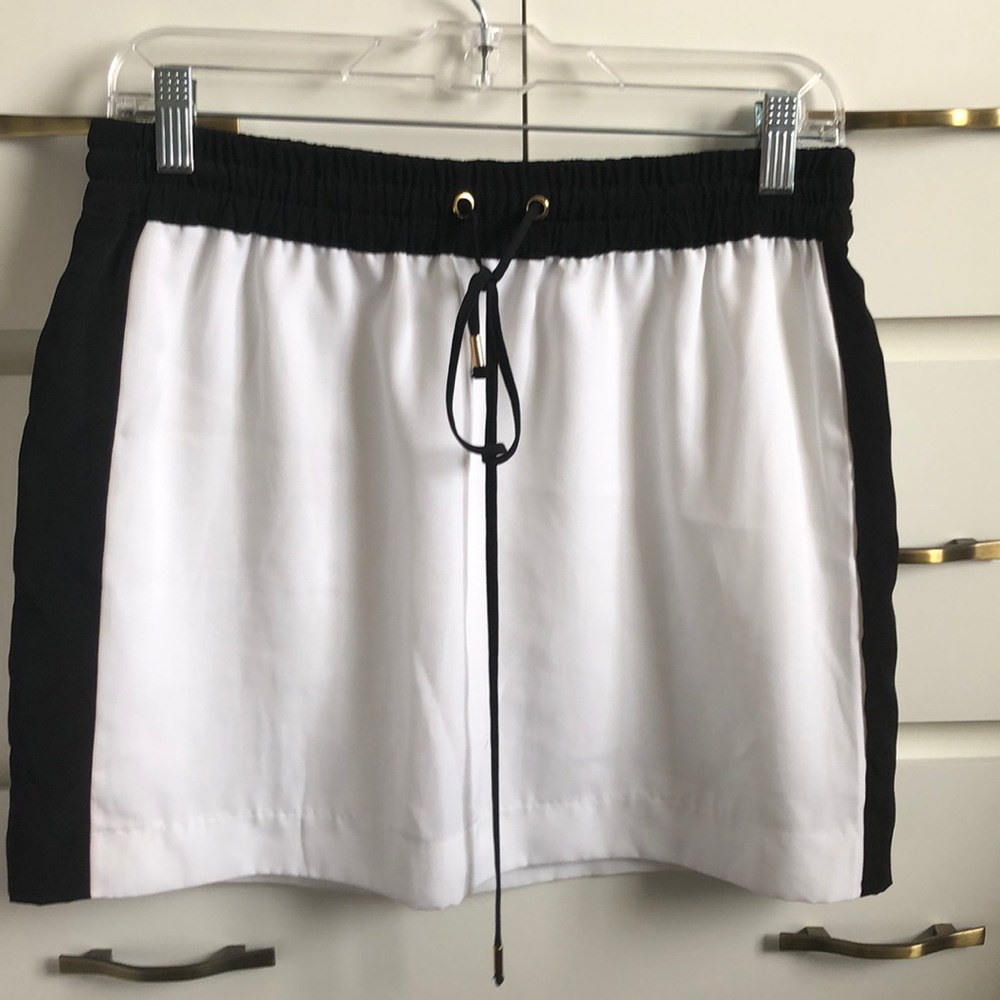 Express mini drawstring skirt